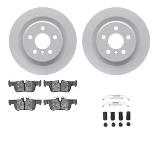 R1 Concepts WDUH1-31290 Carbon Series Brake Rotors W/ 5000 Oep Brake Pads & Hdw